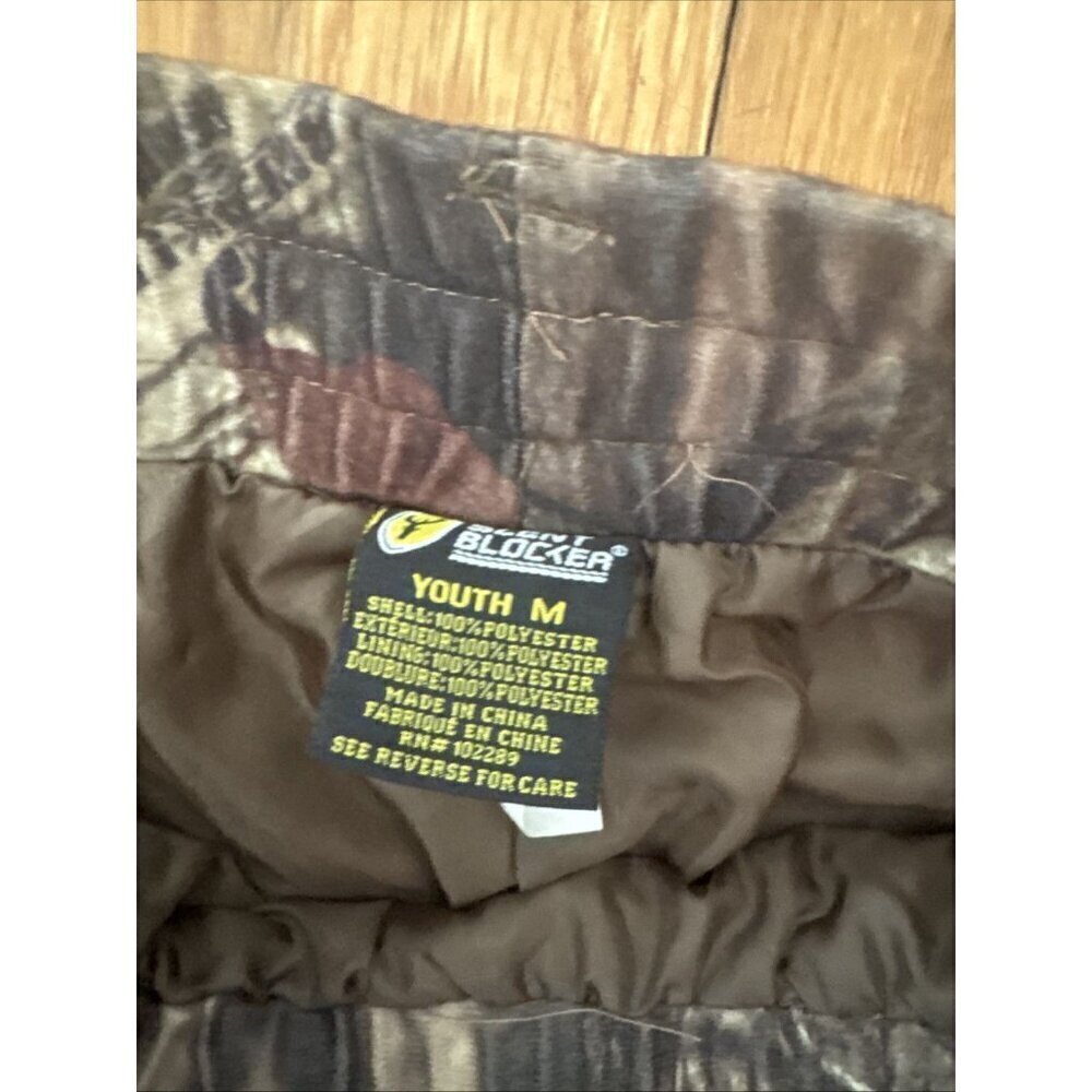Mossy Oak Youth Camo Scent Blocker Drencher Pants Size M - Picture 6 of 7
